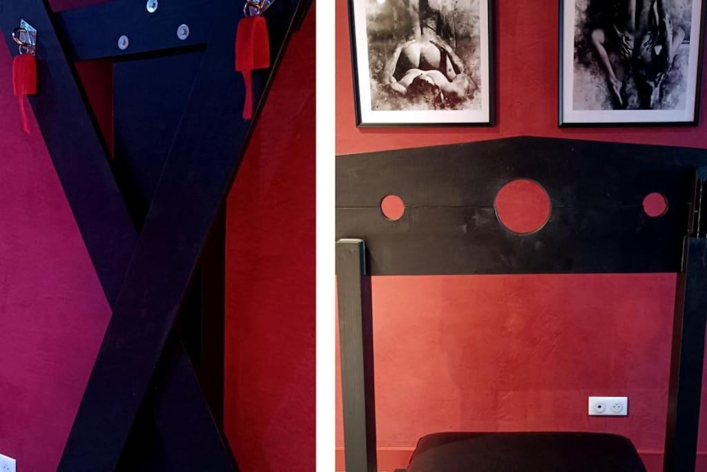 Appartement Balneo Et Sauna Prives The Red Room Моґійо Екстер'єр фото